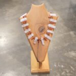 Amorf Kristal Kuvars – Mercan – Hematit Kolye