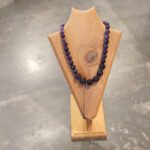 Yuvarlak Düz Kesim Ametis Kolye